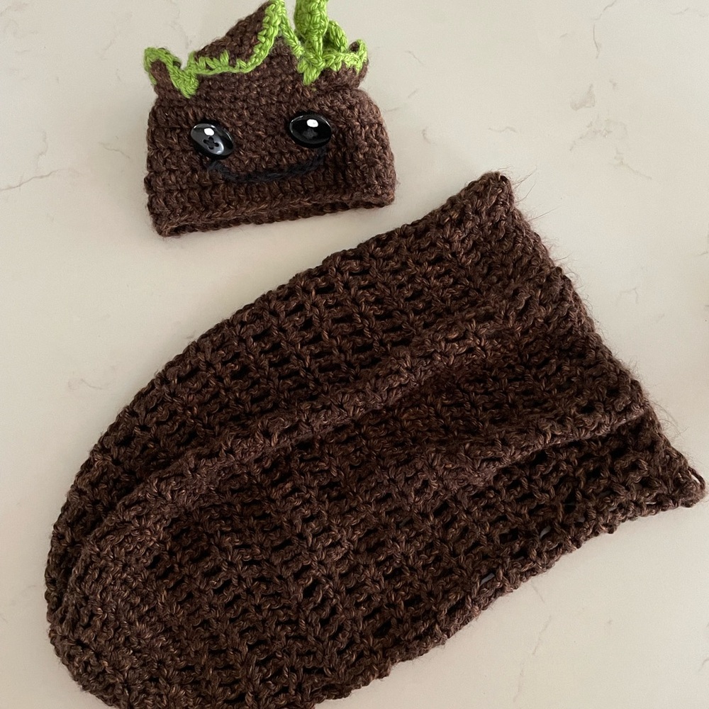Baby Groot Newborn Costume
